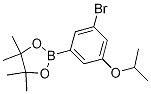 2-(3-Bromo-5-isopropoxyphenyl)-4,4,5,5-tetramethyl-1,3,2-dioxaborolane CAS#: 1218790-34-1
