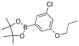 2-(3-Chloro-5-propoxyphenyl)-4,4,5,5-tetramethyl-1,3,2-dioxaborolane CAS#: 1218789-41-3
