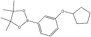2-(3-Cyclopentyloxy-phenyl)-4,4,5,5-tetraMethyl-[1,3,2]dioxaborolane CAS#: 1346706-39-5