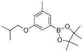 2-(3-Isobutoxy-5-methylphenyl)-4,4,5,5-tetramethyl-1,3,2-dioxaborolane CAS#: 1218789-78-6