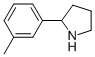 2-(3-METHYLPHENYL)PYRROLIDINE CAS#: 72216-05-8