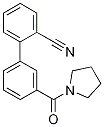 2-[3-(Pyrrolidinocarbonyl)phenyl]benzonitrile CAS#: 1365272-34-9