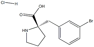 2-[(3-bromophenyl)methyl]-D-Proline hydrochloride CAS#: 1217836-26-4