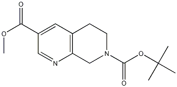 2-(3-(methoxycarbonyl)-5,6-dihydro-1,7-naphthyridin-7(8H)-yl)acetic acid CAS#: 1092352-60-7