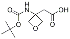2-(3-((tert-Butoxycarbonyl)amino)oxetan-3-yl)acetic acid CAS#: 1221715-78-1