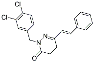 2-(3,4-DICHLOROBENZYL)-6-STYRYL-4,5-DIHYDRO-3(2H)-PYRIDAZINONE CAS#: 1164529-92-3
