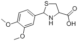 2-(3,4-DIMETHOXYPHENYL)-1,3-THIAZOLIDINE-4-CARBOXYLIC ACID CAS#: 72678-92-3