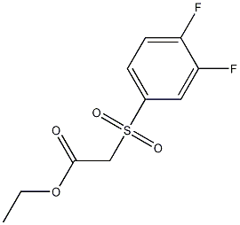 2-[(3,4-Difluorophenyl)sulfonyl]acetic acid ethyl ester CAS#: 1094476-62-6