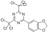 2-(3,4-METHYLENEDIOXYPHENYL)-4,6-BIS(TRICHLOROMETHYL)-1,3,5-TRIAZINE CAS#: 71255-78-2