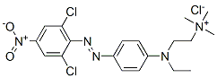 [2-[[4-[(2,6-dichloro-4-nitrophenyl)azo]phenyl]ethylamino]ethyl]trimethylammonium chloride CAS#: 71033-12-0