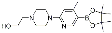 2-(4-(4-Methyl-5-(4,4,5,5-tetraMethyl-1,3,2-dioxaborolan-2-yl)pyridin-2-yl)piperazin-1-yl)ethanol CAS#: 1352135-92-2