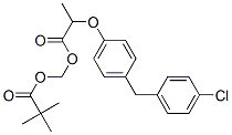 2-[4-[(4-chlorophenyl)methyl]phenoxy]propanoyloxymethyl 2,2-dimethylpr opanoate CAS#: 71548-85-1