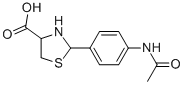 2-(4-ACETYLAMINO-PHENYL)-THIAZOLIDINE-4-CARBOXYLIC ACID CAS#: 72678-87-6