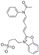 2-[4-[(Acetyl)phenylamino]-1,3-butadienyl]-3-(3-sulfonatopropyl)benzoxazolium CAS#: 71130-58-0