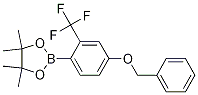 2-(4-(Benzyloxy)-2-(trifluoromethyl)phenyl)-4,4,5,5-tetramethyl-1,3,2-dioxaborolane CAS#: 1218790-07-8
