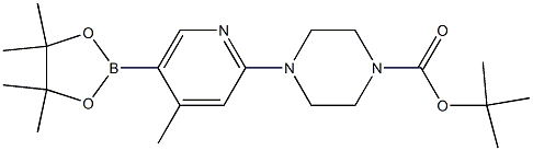 2-(4-Boc-piperazin-1-yl)-4-methylpyridine-5-boronic acid pinacol ester CAS#: 1073355-13-1