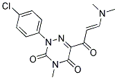 2-(4-CHLOROPHENYL)-6-[3-(DIMETHYLAMINO)ACRYLOYL]-4-METHYL-1,2,4-TRIAZINE-3,5(2H,4H)-DIONE CAS#: 1164529-87-6