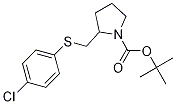 2-(4-Chloro-phenylsulfanylmethyl)-pyrrolidine-1-carboxylic acid tert-butyl ester CAS#: 1353945-88-6
