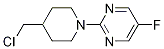 2-(4-ChloroMethyl-piperidin-1-yl)-5-fluoro-pyriMidine CAS#: 1353966-24-1