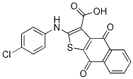 2-(4-ChlorophenylaMino)-4,9-dioxo-4,9-dihydronaphtho[2,3-b]thiophen-3-carboxylic acid CAS#: 1258637-95-4