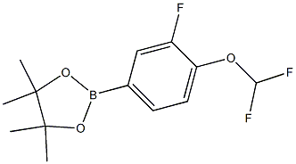 2-(4-DifluoroMethoxy-3-fluorophenyl)-4,4,5,5-tetraMethyl -[1,3,2]dioxaborolane CAS#: 1162262-35-2