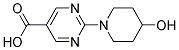 2-(4-Hydroxypiperidin-1-yl)pyrimidine-5-carboxylic acid CAS#: 1116339-69-5