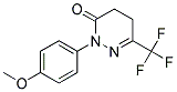 2-(4-METHOXYPHENYL)-6-(TRIFLUOROMETHYL)-4,5-DIHYDROPYRIDAZIN-3(2H)-ONE CAS#: 1161004-77-8