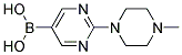 [2-(4-METHYLPIPERAZIN-1-YL)PYRIMIDIN-5-YL]BORONIC ACID CAS#: 1256355-29-9