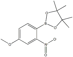 2-(4-Methoxy-2-nitrophenyl)-4,4,5,5-tetramethyl-1,3,2-dioxaborolane CAS#: 1073353-81-7