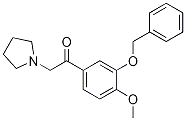 2-[4-Methoxy-3-(phenylMethoxy)phenyl]-1-(1-pyrrolidinyl)ethanone CAS#: 1206614-03-0