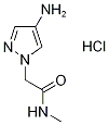 2-(4-amino-1H-pyrazol-1-yl)-N-methylacetamide(SALTDATA: 1.74HCl 0.19H2O) CAS#: 1152853-30-9