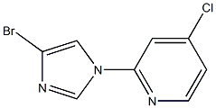 2-(4-broMo-1H-iMidazol-1-yl)-4-chloropyridine CAS#: 1353855-82-9