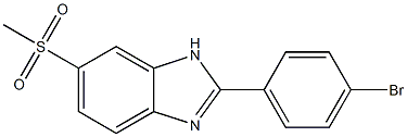 2-(4-broMophenyl)-6-(Methylsulfonyl)-1H-benzo[d]iMidazole CAS#: 1192251-87-8