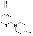 2-(4-chloropiperidin-1-yl)isonicotinonitrile, 98+% C11H12ClN3, 分子量 221.69 CAS#: 1185318-26-6