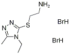 2-[(4-ethyl-5-methyl-4H-1,2,4-triazol-3-yl)thio]ethanamine(SALTDATA: 2HBr) CAS#: 1114597-94-2