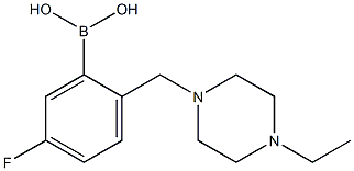 (2-((4-ethylpiperazin-1-yl)Methyl)-5-fluorophenyl)boronic acid CAS#: 1312765-78-8