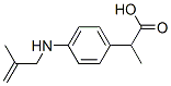 (+)-2-[4-[(isobut-2-enyl)amino]phenyl]propionic acid CAS#: 71589-39-4