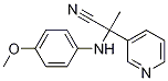 2-(4-methoxyphenylamino)-2-(pyridin-3-yl)propanenitrile CAS#: 1221756-04-2