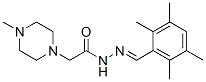 2-(4-methylpiperazin-1-yl)-N-[(2,3,5,6-tetramethylphenyl)methylideneam ino]acetamide CAS#: 72606-36-1