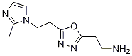 2-{5-[2-(2-Methyl-imidazol-1-yl)-ethyl]-[1,3,4]oxadiazol-2-yl}-ethylamine CAS#: 1223748-26-2