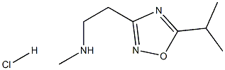 2-(5-Isopropyl-1,2,4-oxadiazol-3-yl)-N-methylethanamine hydrochloride CAS#: 1255717-59-9