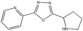 2-(5-Pyrrolidin-2-yl-[1,3,4]oxadiazol-2-yl)pyridine CAS#: 1181603-30-4
