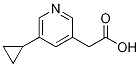 2-(5-cyclopropylpyridin-3-yl)acetic acid CAS#: 1211531-87-1