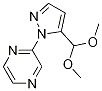 2-(5-(diMethoxyMethyl)-1H-pyrazol-1-yl)pyrazine CAS#: 1269291-87-3