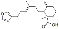 2-[6-(3-Furyl)-3-methyl-3-hexenyl]-1-methyl-3-methylenecyclohexane-1-carboxylic acid CAS#: 70902-35-1