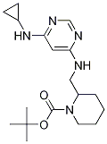 2-[(6-CyclopropylaMino-pyriMidin-4-ylaMino)-Methyl]-piperidine-1-carboxylic acid tert-butyl ester CAS#: 1353956-33-8