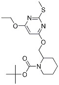 2-(6-Ethoxy-2-Methylsulfanyl-pyriMidin-4-yloxyMethyl)-piperidine-1-carboxylic acid tert-butyl ester CAS#: 1353947-06-4