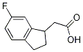 2-(6-fluoro-2,3-dihydro-1H-inden-1-yl)acetic acid CAS#: 1188044-87-2