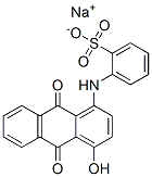 2-[[(9,10-Dihydro-4-hydroxy-9,10-dioxoanthracen)-1-yl]amino]benzenesulfonic acid sodium salt CAS#: 71130-52-4