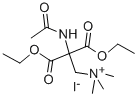 (2-ACETYLAMINO-2,2-BIS-ETHOXYCARBONYL-ETHYL)-TRIMETHYL-AMMONIUM IODIDE CAS#: 7689-61-4